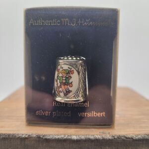 NOS Hummel Silver Plated Vintage 1985 Thimble Versilbert Limited Edition Germany